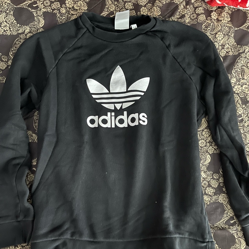 Adidas Black Classic Crewneck